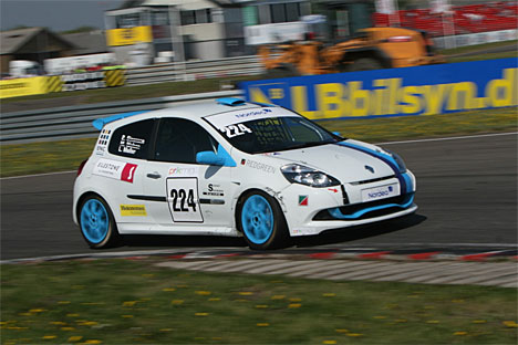 Der var god fart i LM Racing’s Renault Clio
